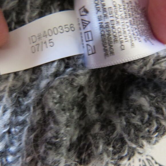 Express women's Hi-lo Hem Mohair/Wool Blend Turtleneck Sweater Gray S EUC - Picture 9 of 9